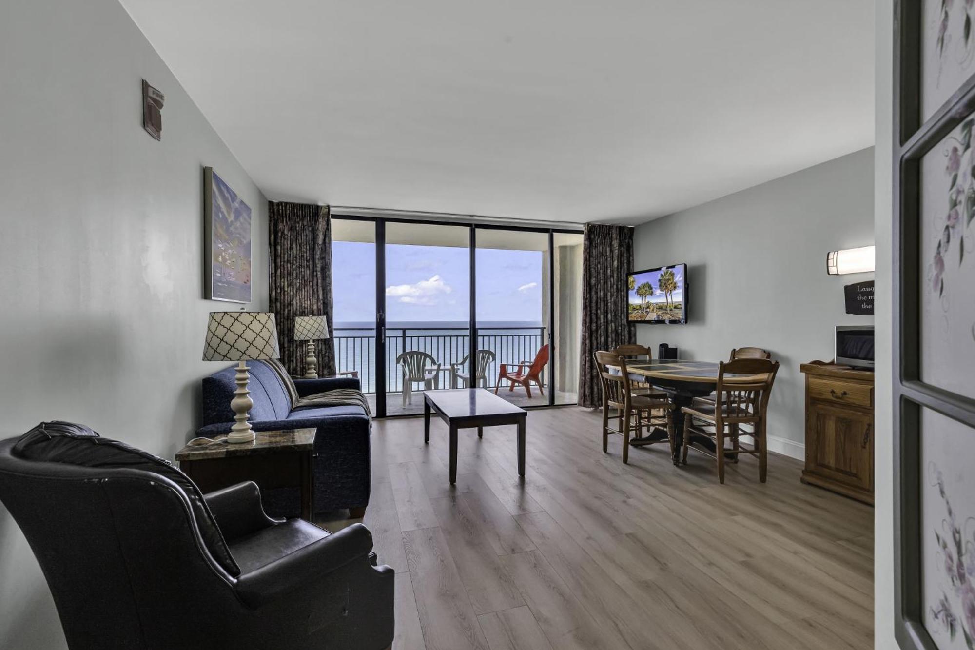 Scenic Views From The Balcony At Ocean Forest Plaza Condos Myrtle Beach Ngoại thất bức ảnh